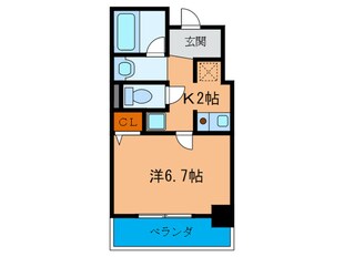 ラナップスクエア東梅田（607）の物件間取画像